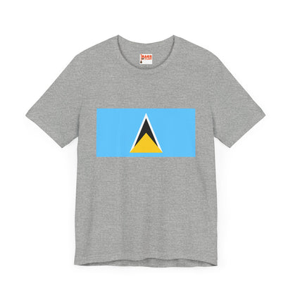 Saint Lucia Flag on T-shirt