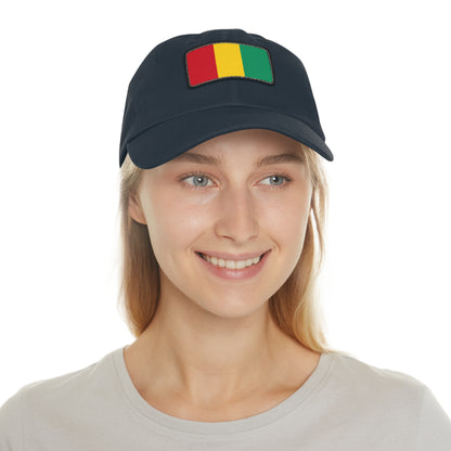 Guinea Leather Patch Hat
