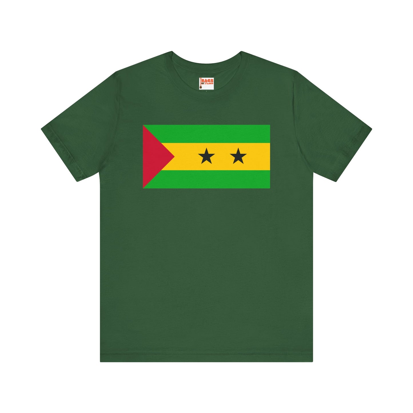 Sao Tome and Principe Flag on T-shirt