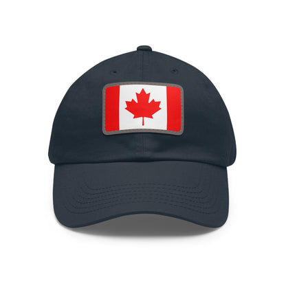 Canada Leather Patch Hat
