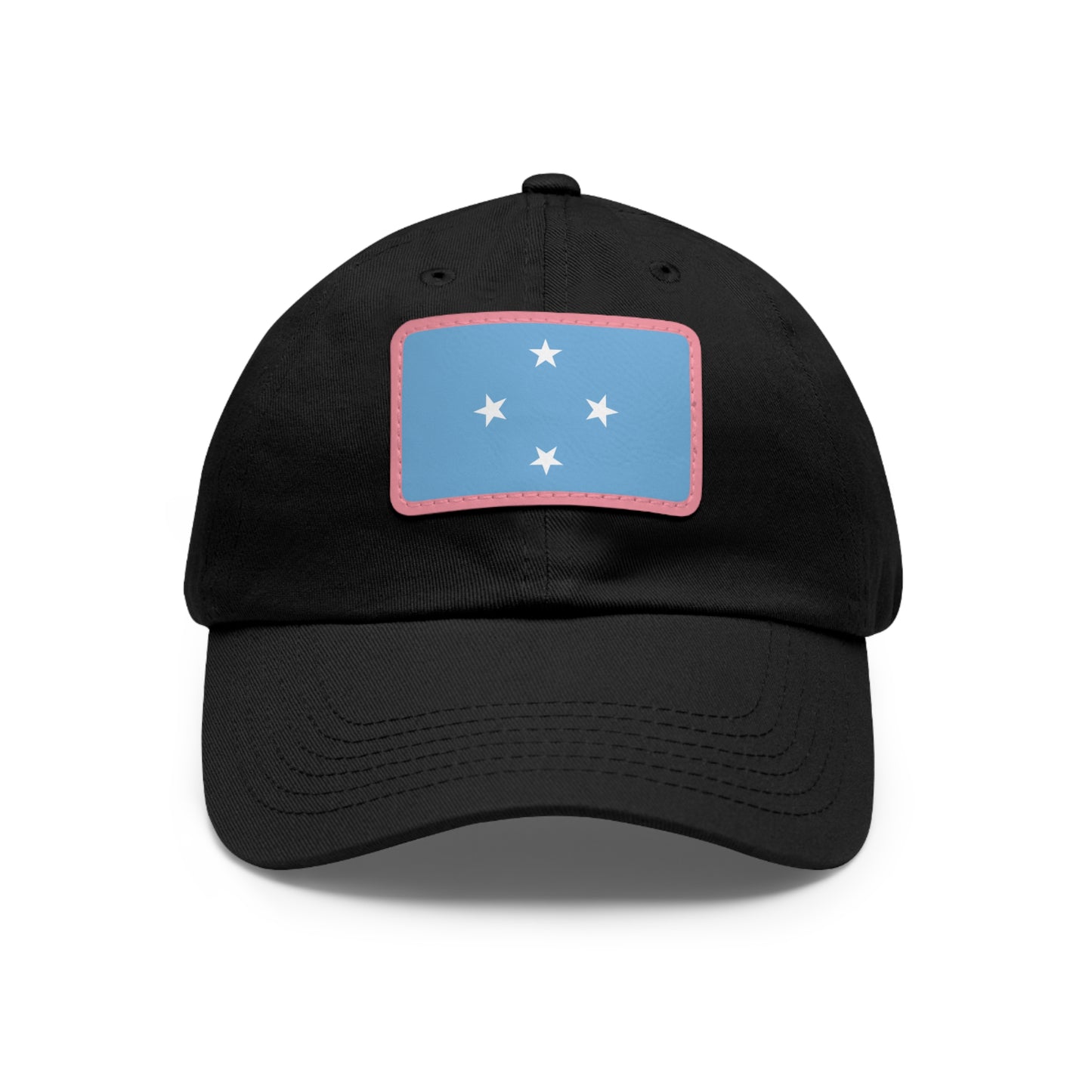 Federated States of Micronesia Leather Patch Hat
