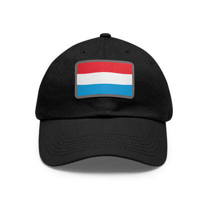 Luxembourg Leather Patch Hat