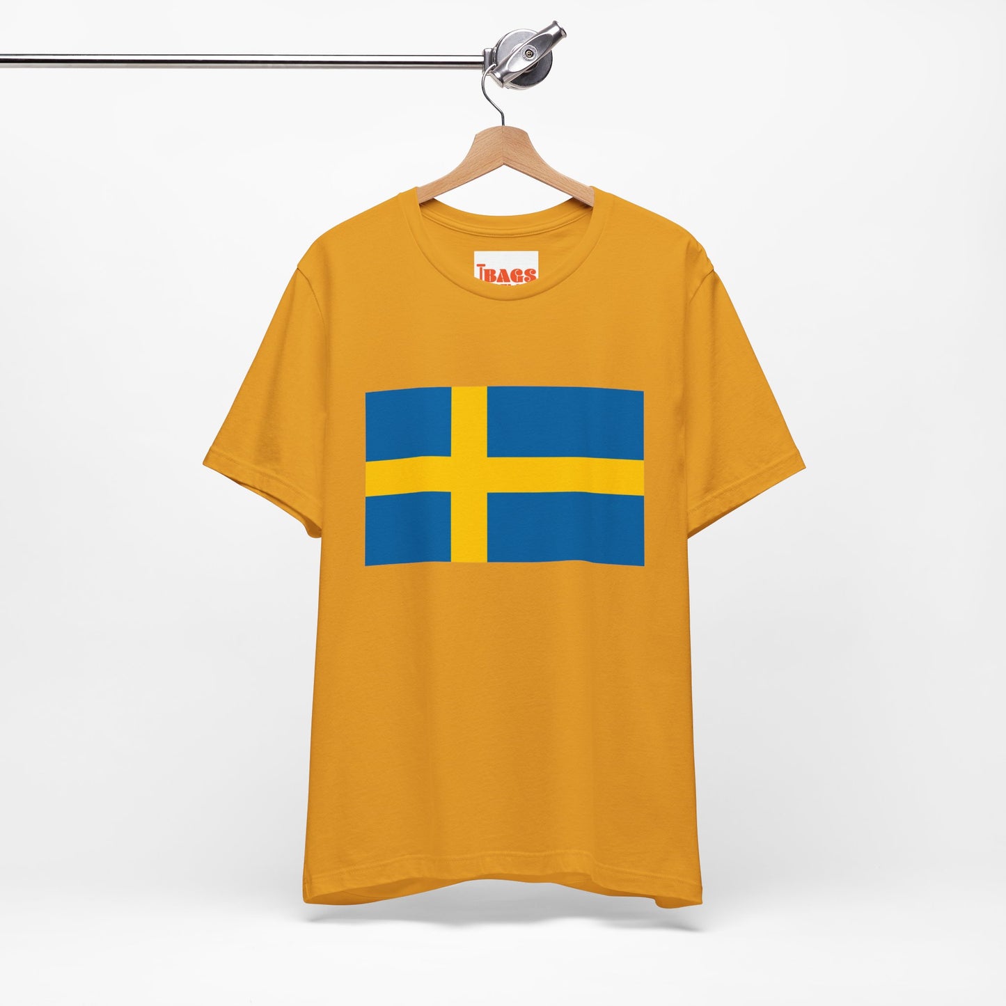 Sweden Flag on T-shirt