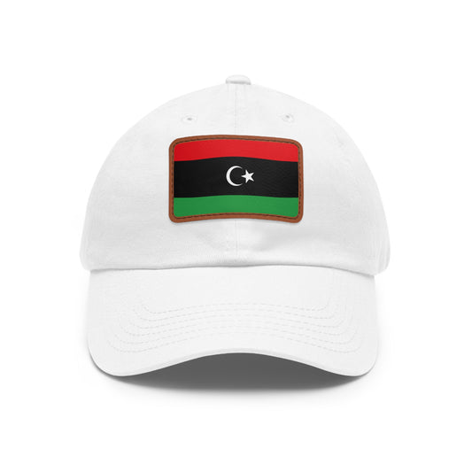 Libya Leather Patch Hat