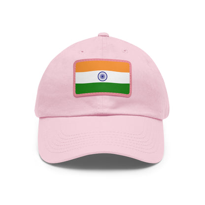 India Leather Patch Hat