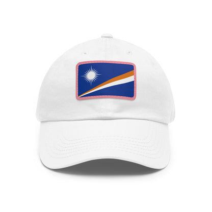 Marshall Islands Leather Patch Hat