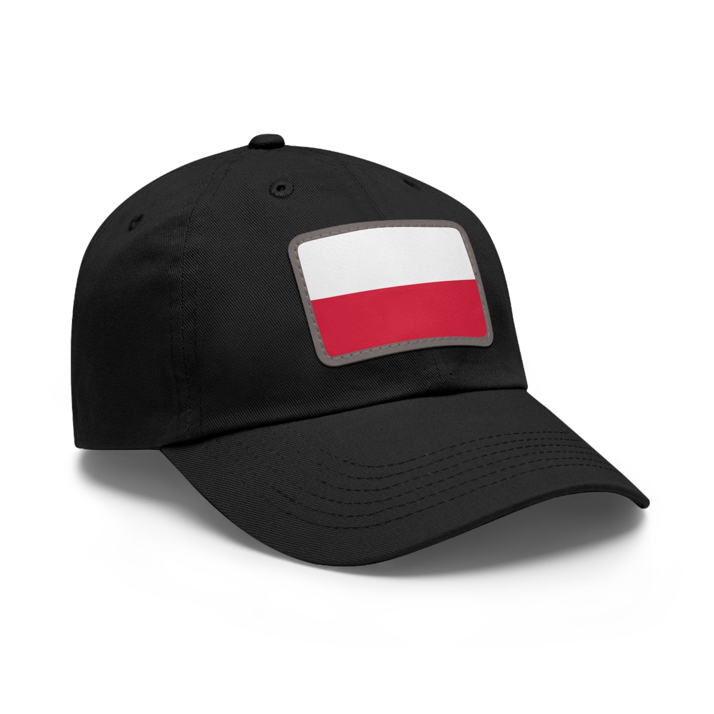 Poland Leather Patch Hat