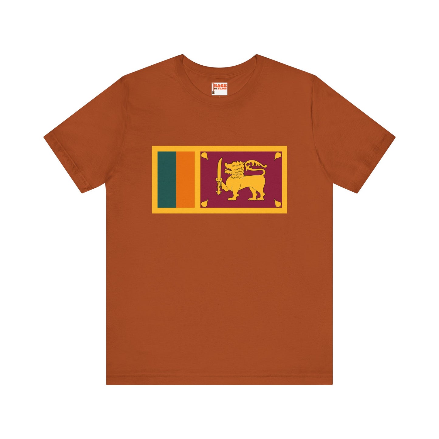 Sri Lanka Flag on T-shirt