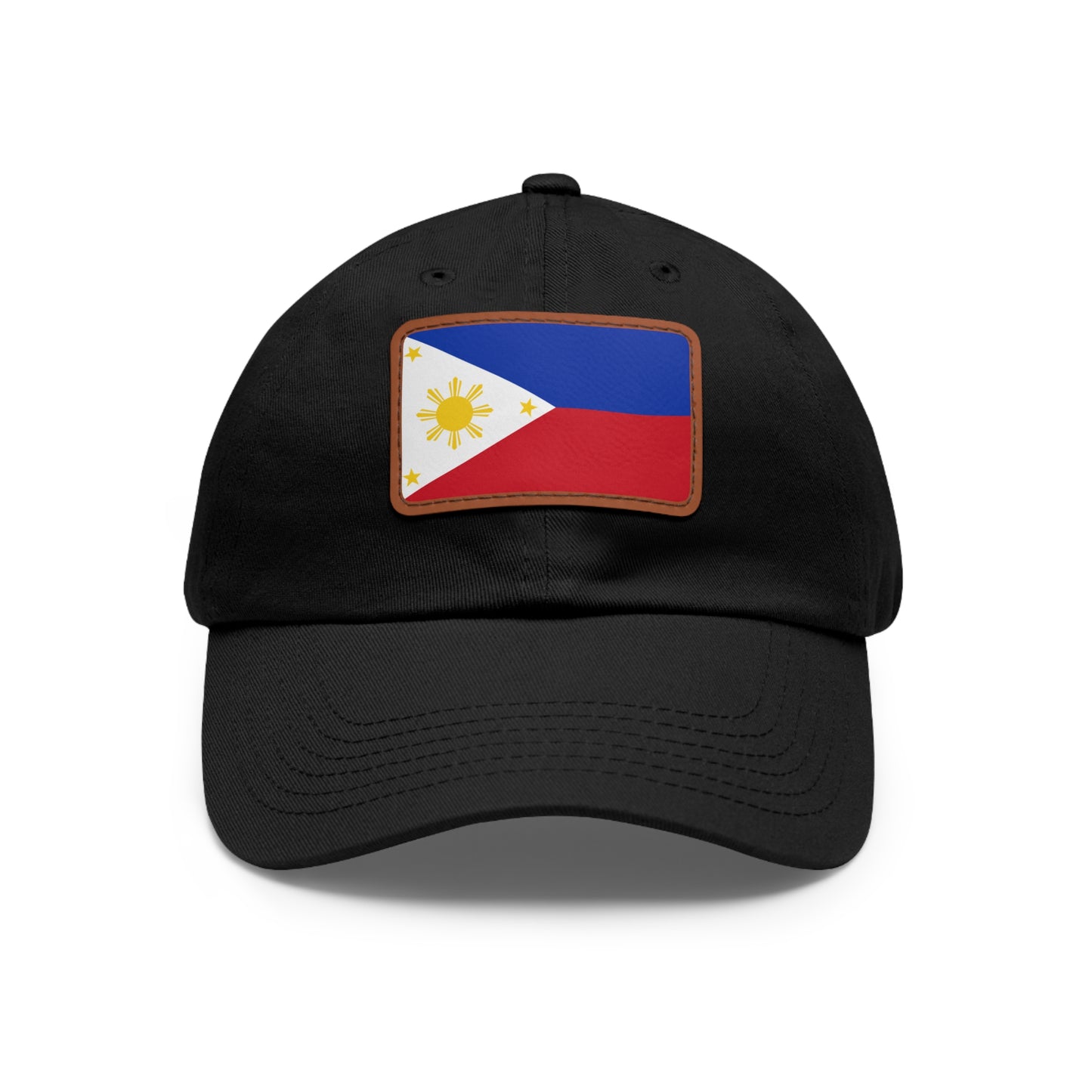 Philippines Leather Patch Hat