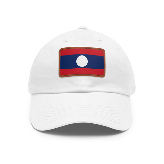 Laos Leather Patch Hat