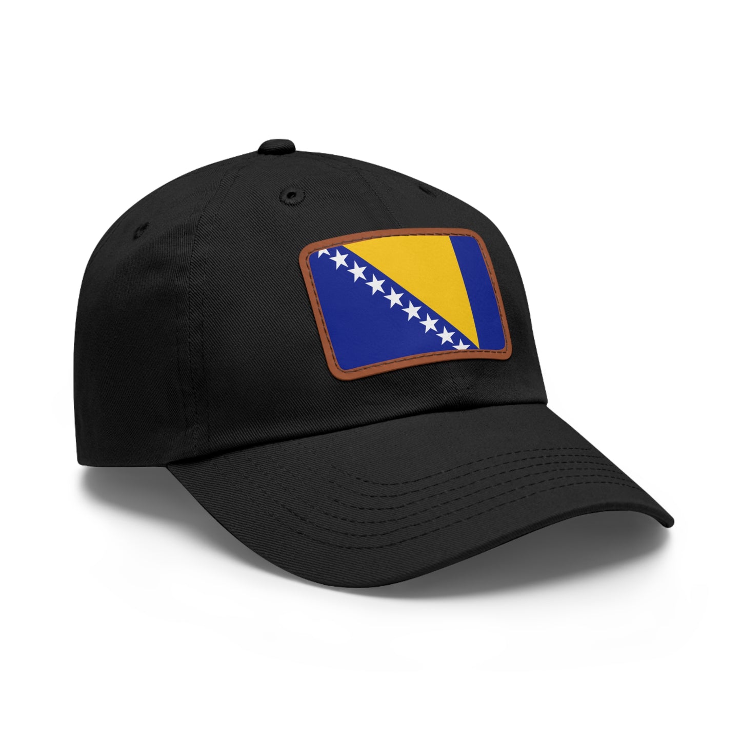 Bosnia and Herzegovina Leather Patch Hat