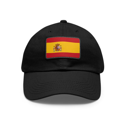 Spain Leather Patch Hat