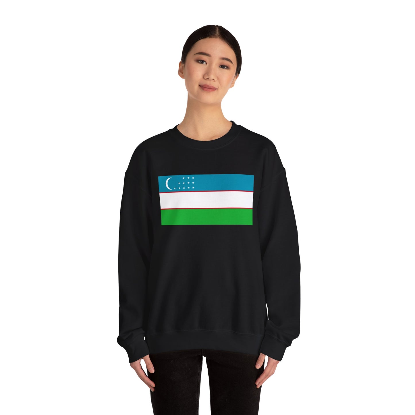 Uzbekistan Flag Sweatshirt