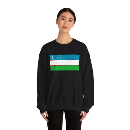 Uzbekistan Flag Sweatshirt