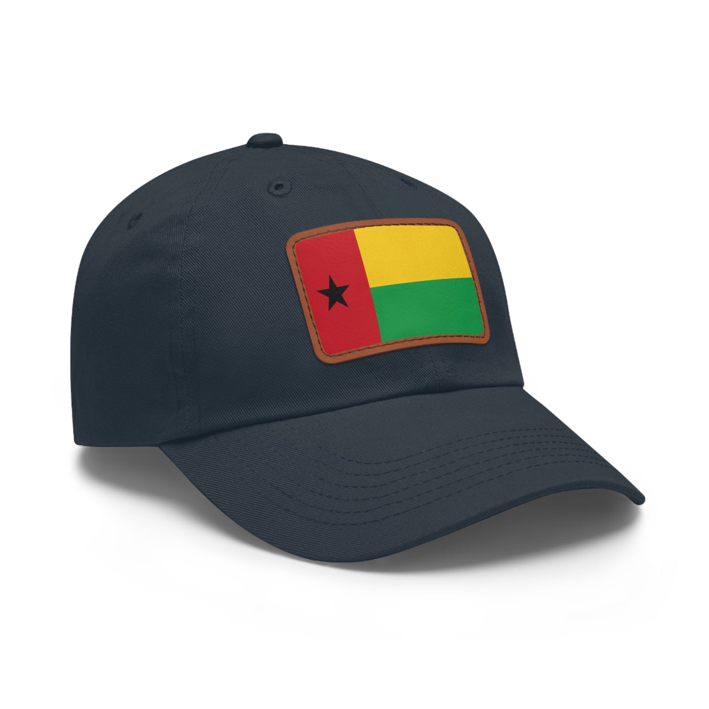 Guinea-Bissau Leather Patch Hat