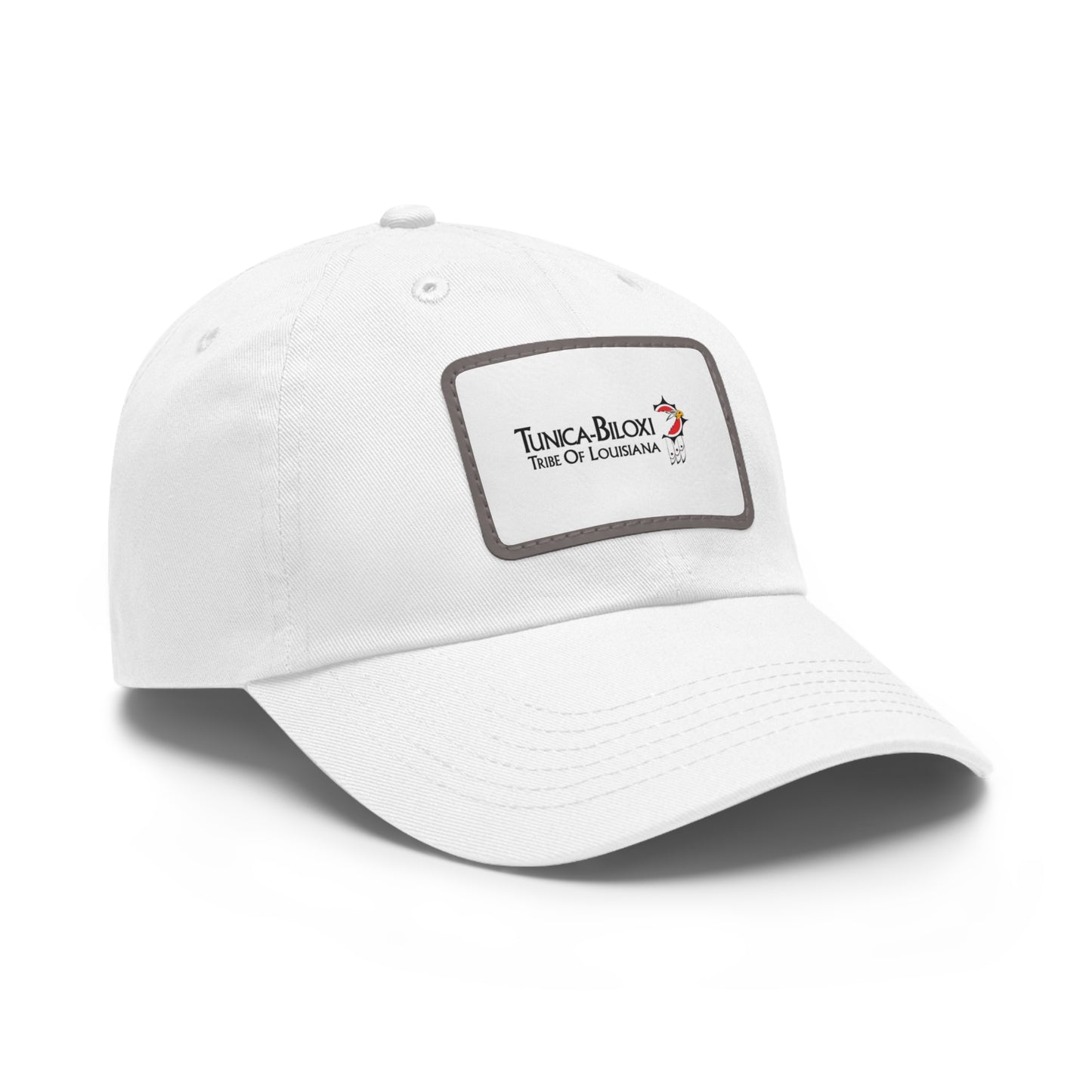 Tunica-Biloxi Tribe Leather Patch Hat