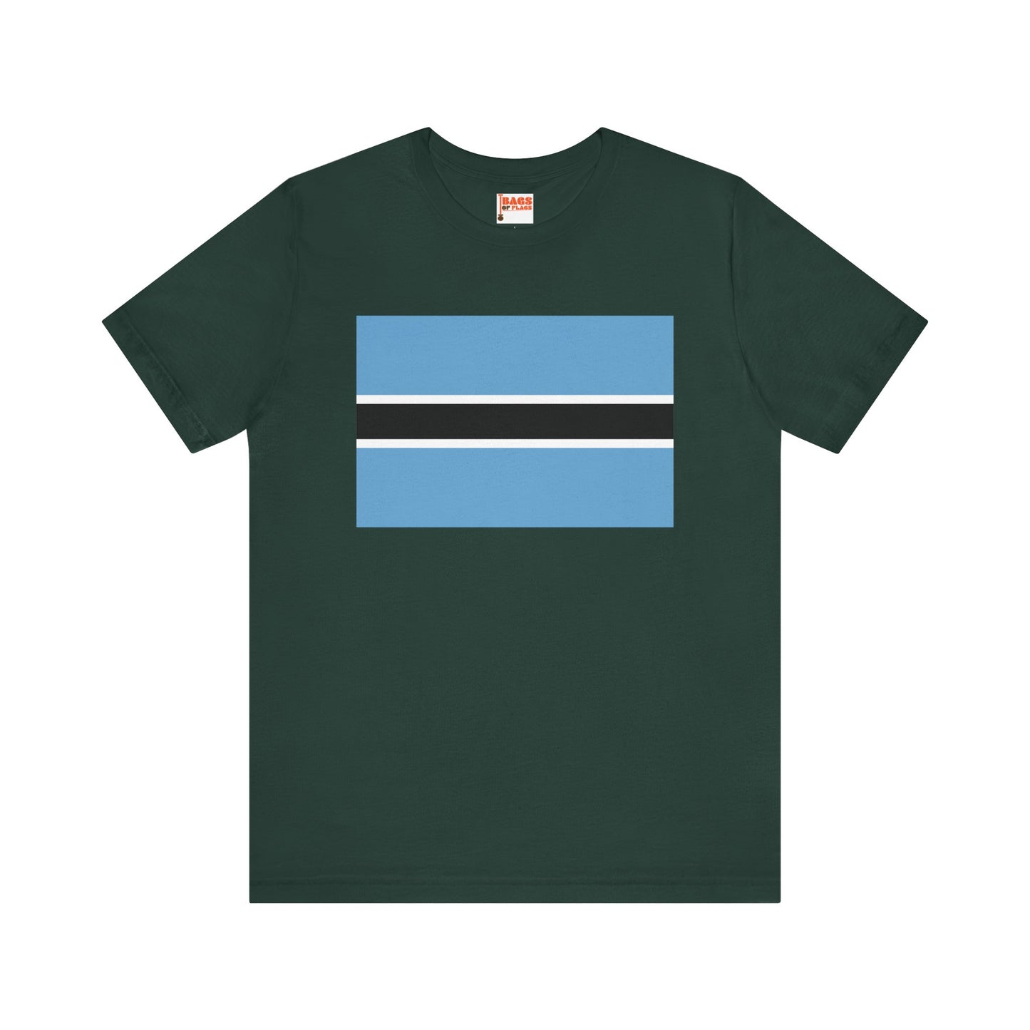 Botswana Flag on T-shirt