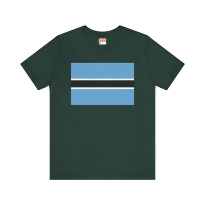 Botswana Flag on T-shirt
