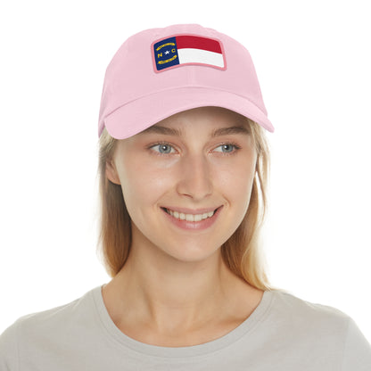 North Carolina Leather Patch Hat