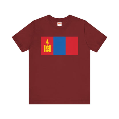 Mongolia Flag on T-shirt
