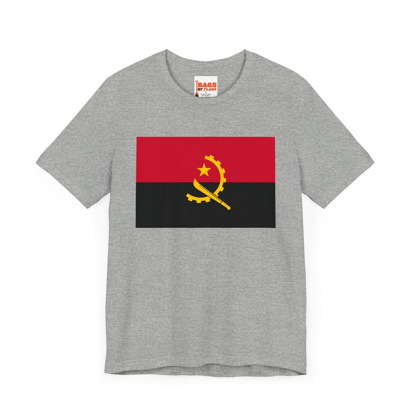 Angola Flag on T-shirt