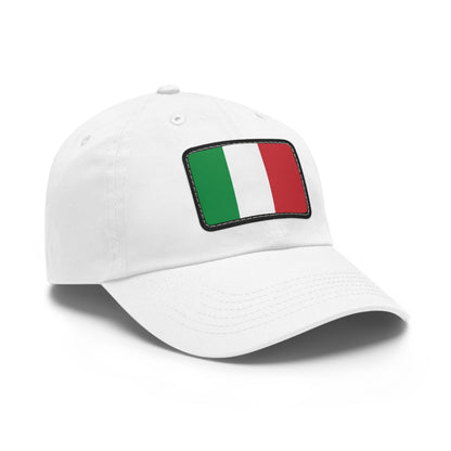 Italy Leather Patch Hat