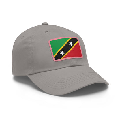 Saint Kitts and Nevis Leather Patch Hat