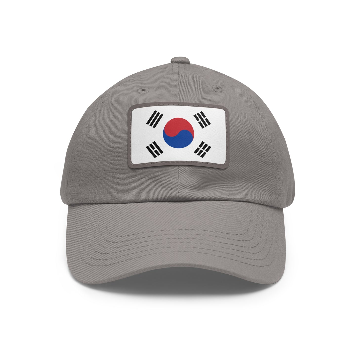 South Korea Leather Patch Hat