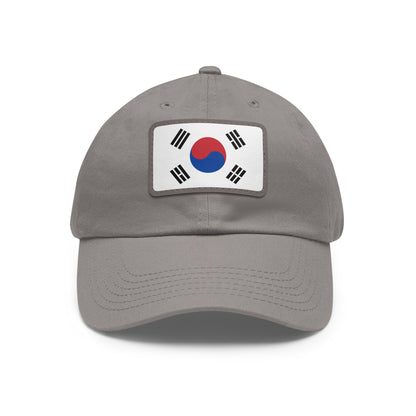South Korea Leather Patch Hat