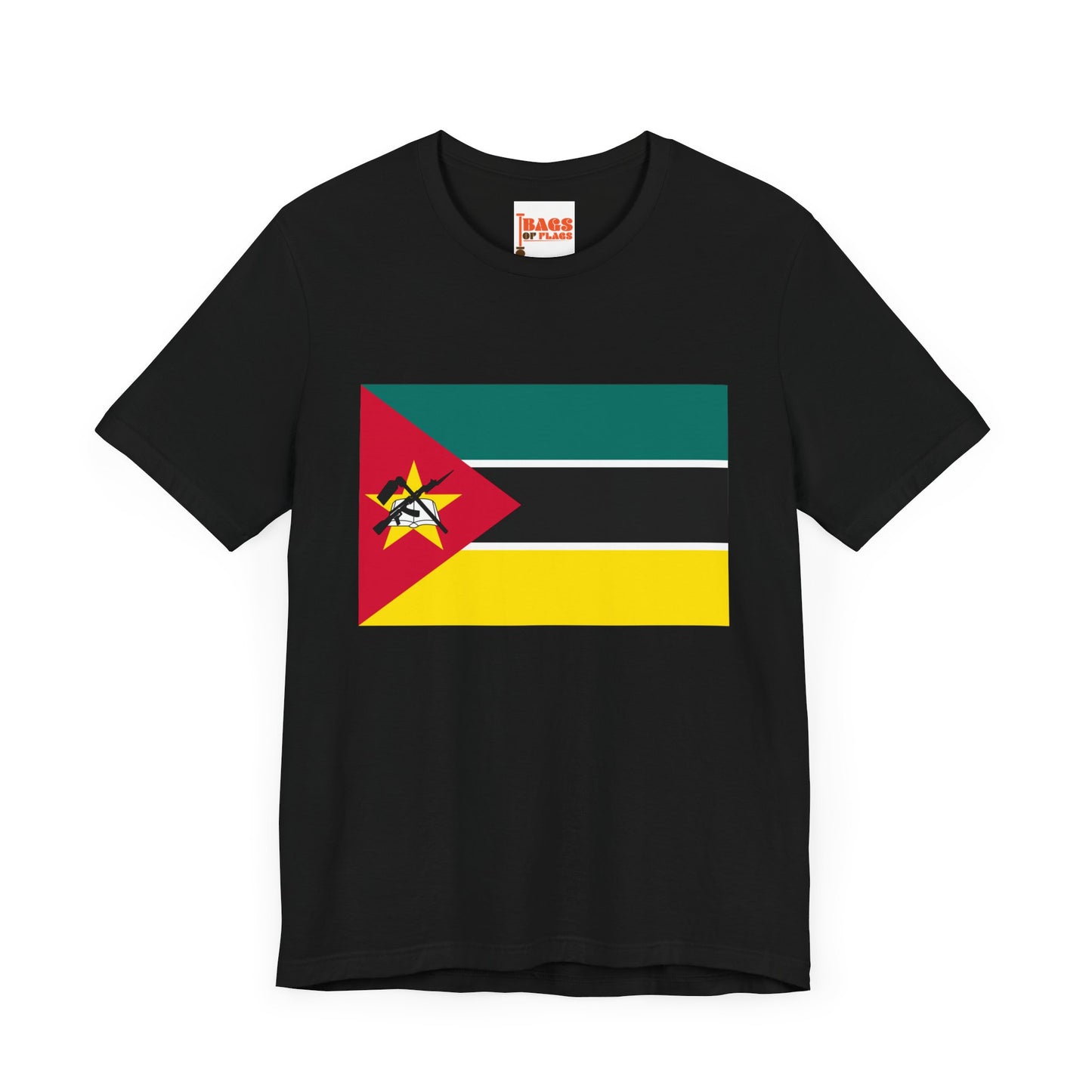 Mozambique Flag on T-shirt