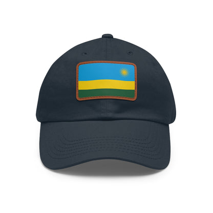 Rwanda Leather Patch Hat