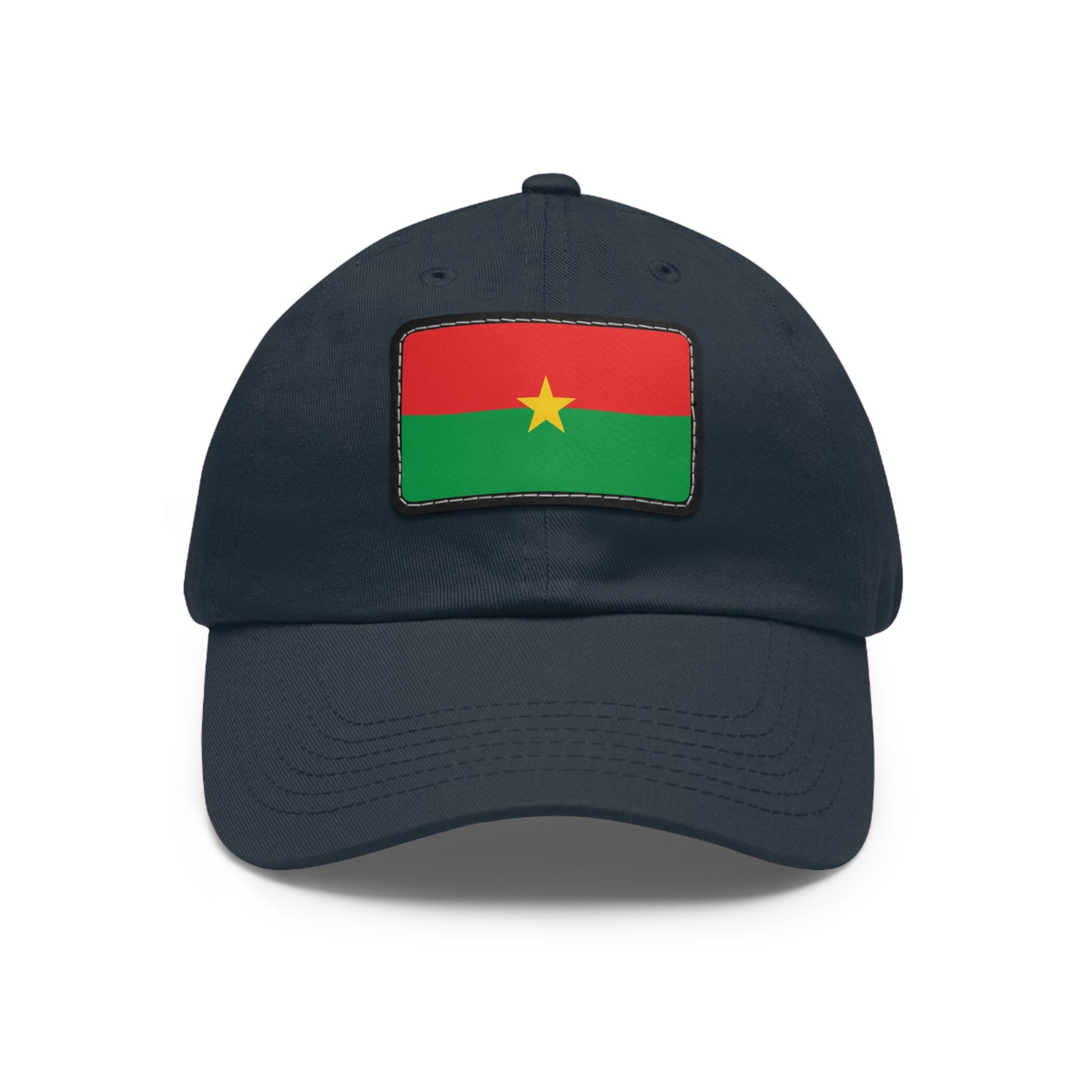 Burkina Faso Leather Patch Hat