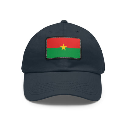 Burkina Faso Leather Patch Hat