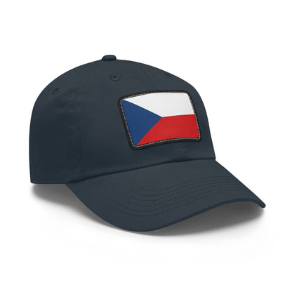 Czech Republic Leather Patch Hat