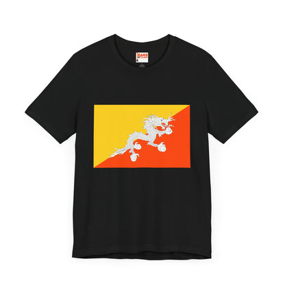 Bhutan Flag on T-shirt