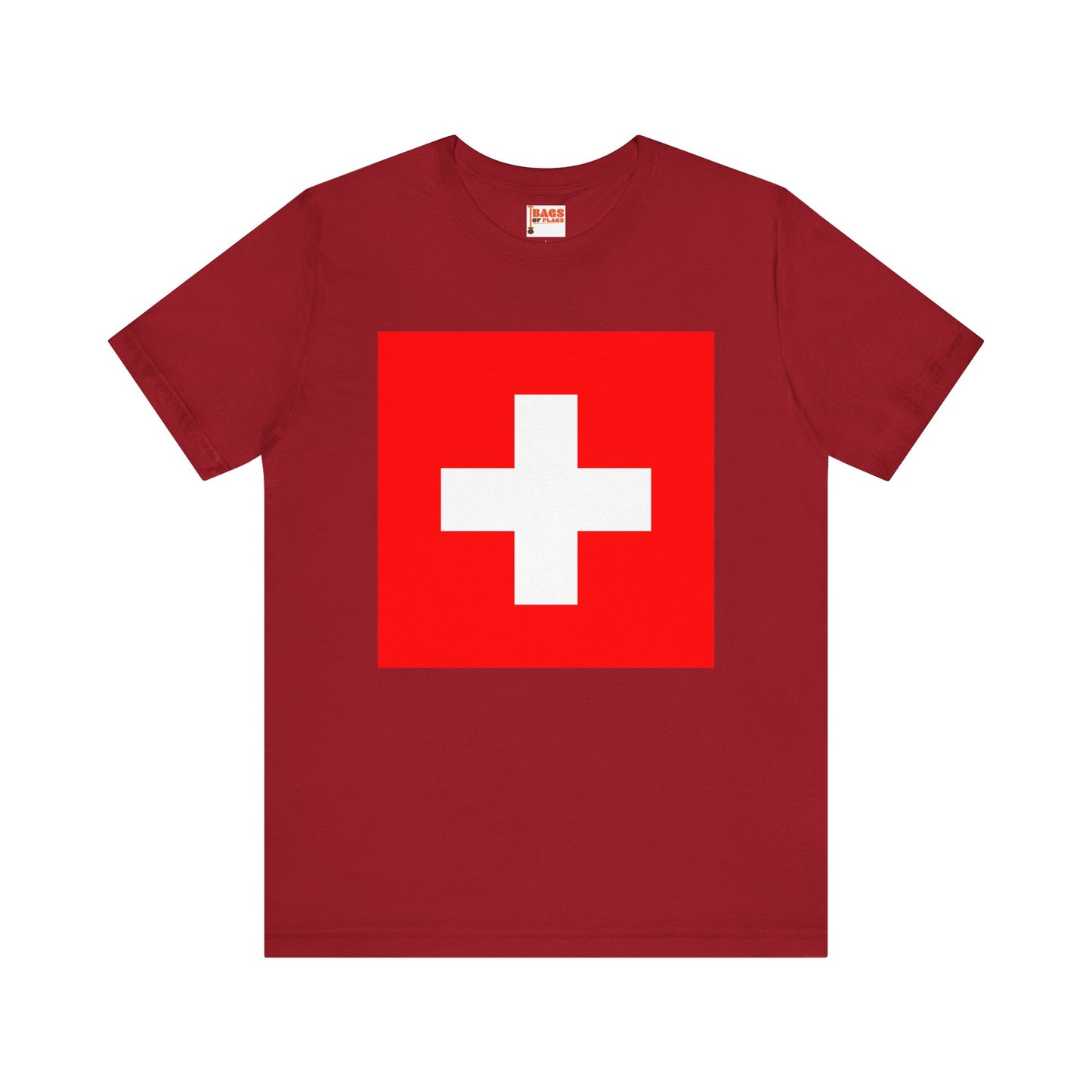 Switzerland Flag on T-shirt