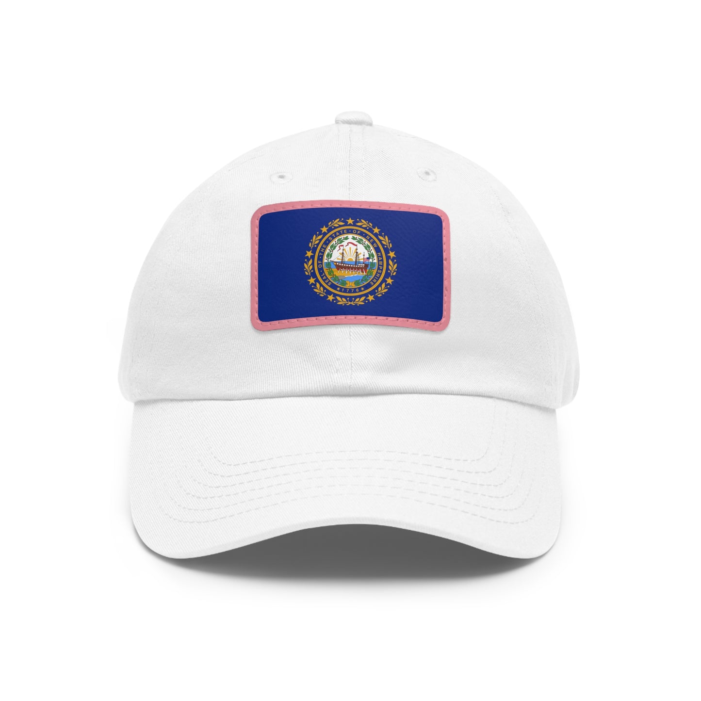 New Hampshire Leather Patch Hat
