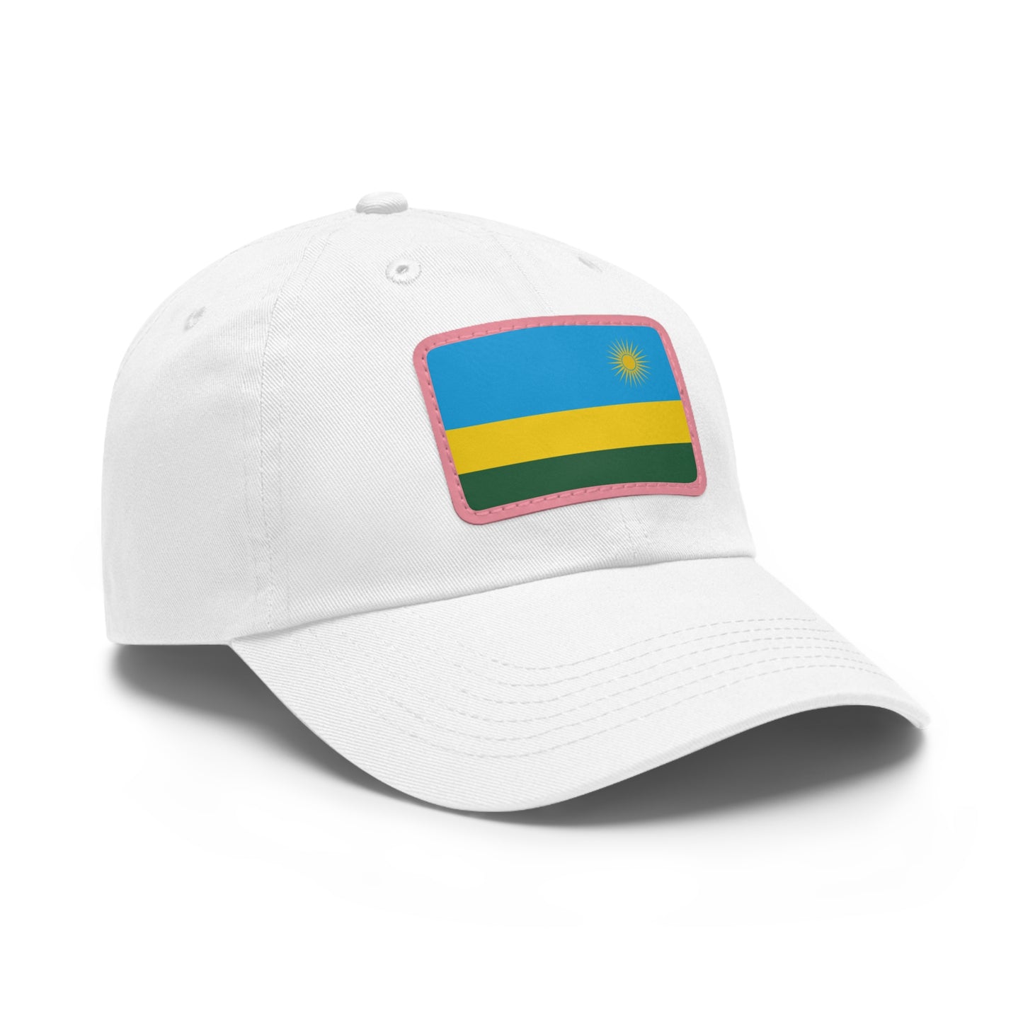 Rwanda Leather Patch Hat