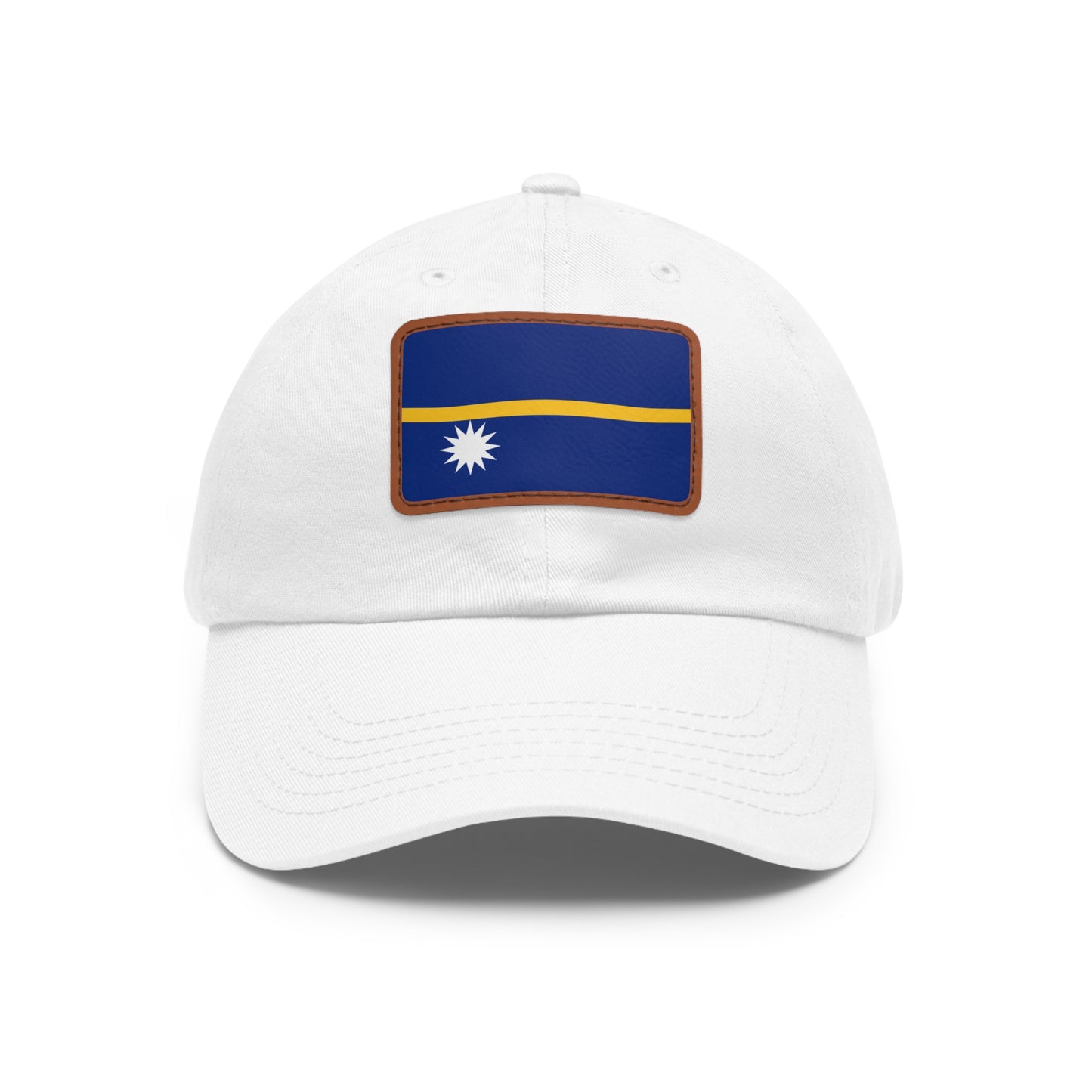 Nauru Leather Patch Hat