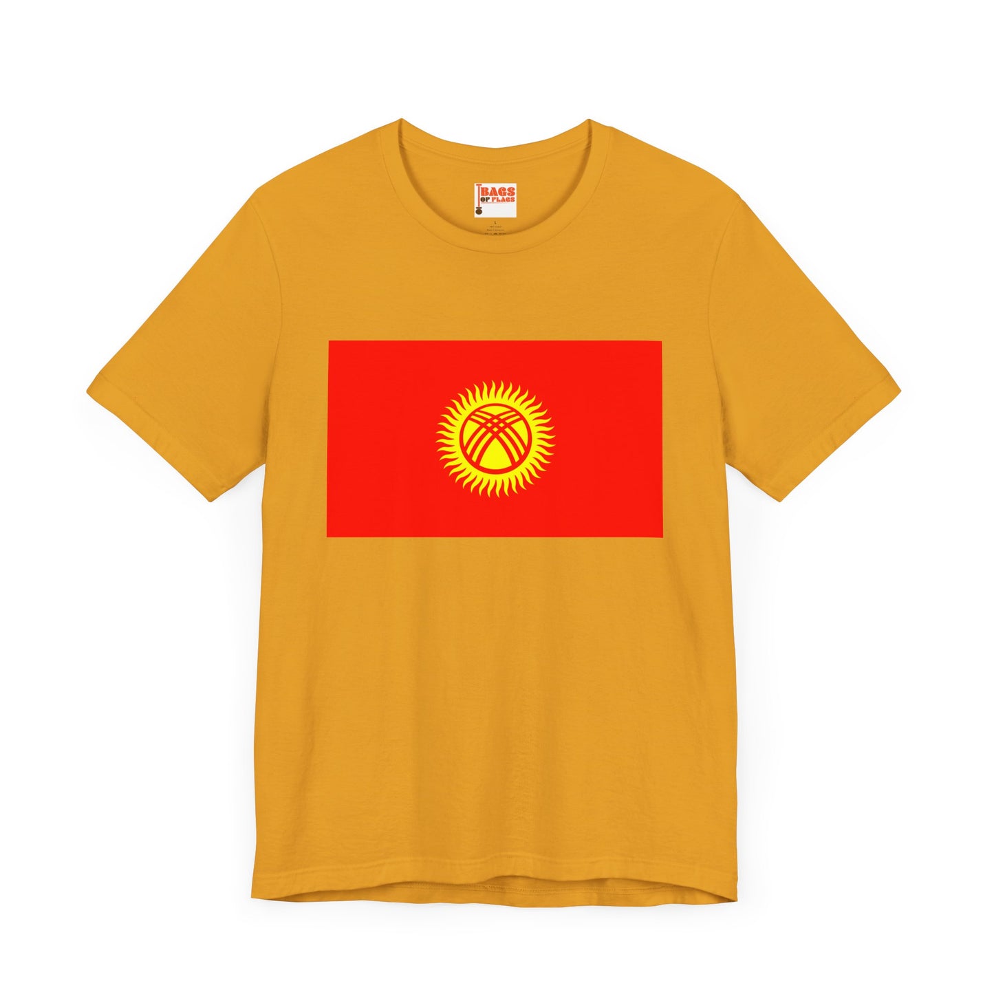 Kyrgyzstan Flag on T-shirt