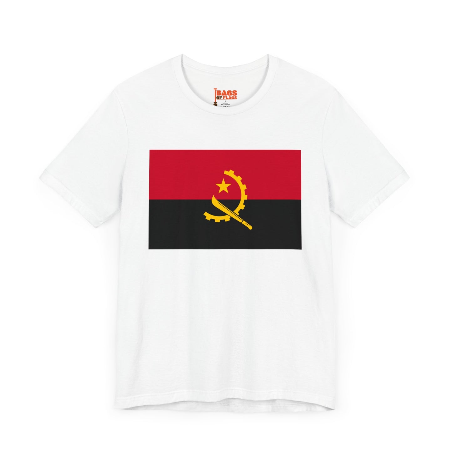 Angola Flag on T-shirt