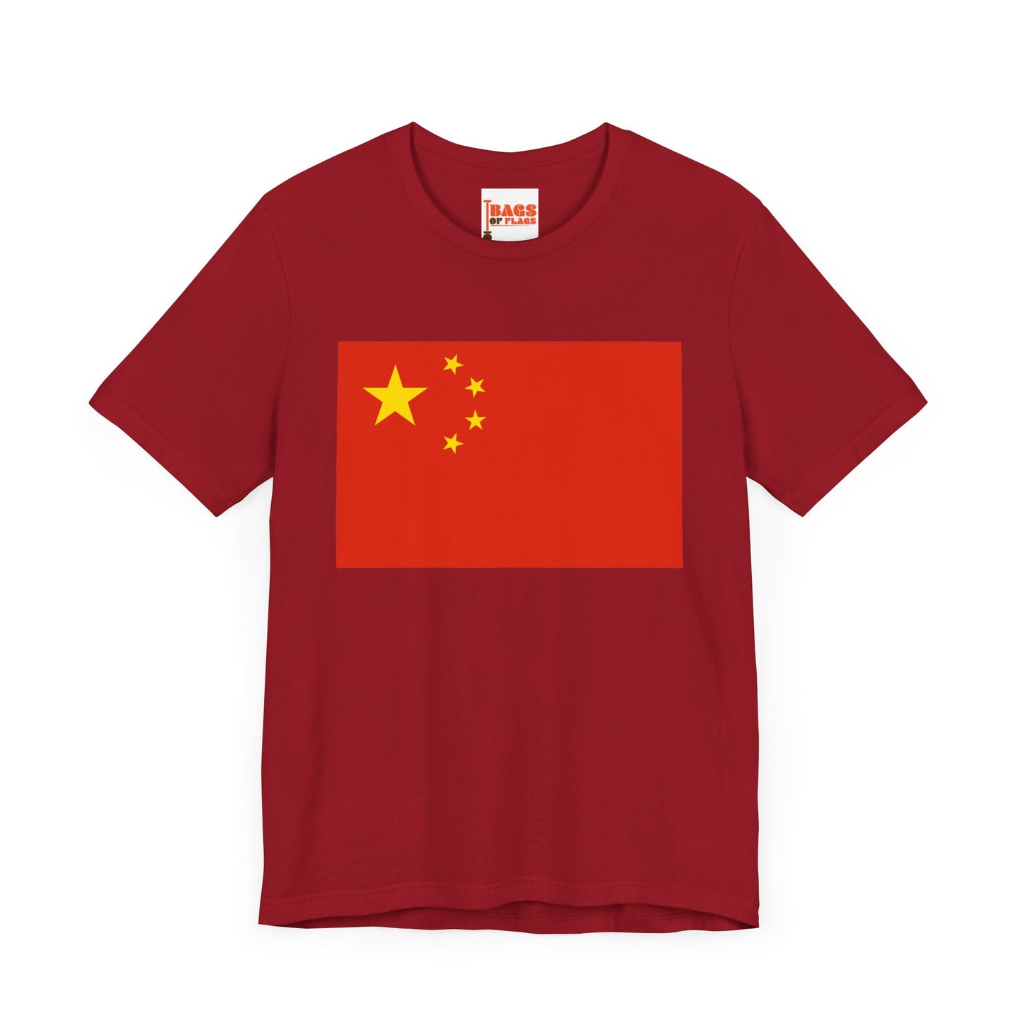 China Flag on T-shirt