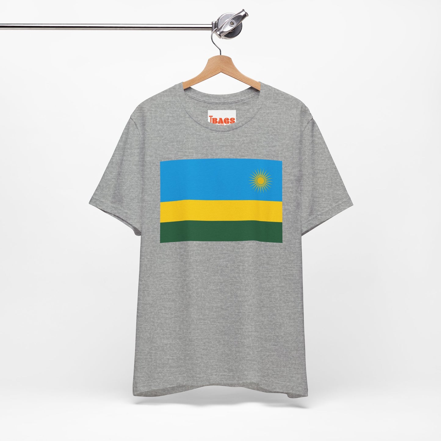 Rwanda Flag on T-shirt