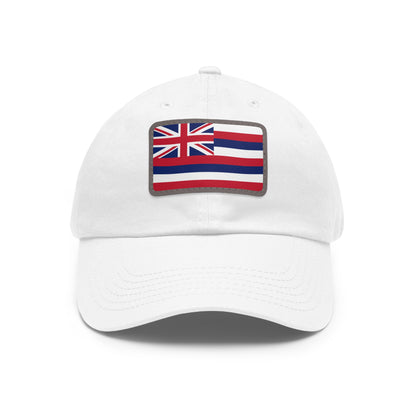 Hawaii Leather Patch Hat