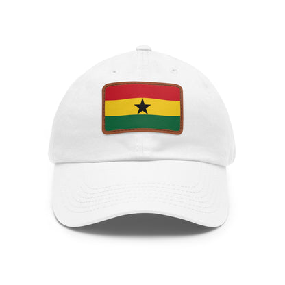 Ghana Leather Patch Hat