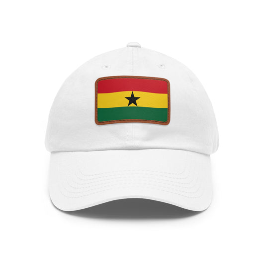 Ghana Leather Patch Hat