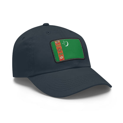 Turkmenistan Leather Patch Hat
