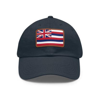 Hawaii Leather Patch Hat