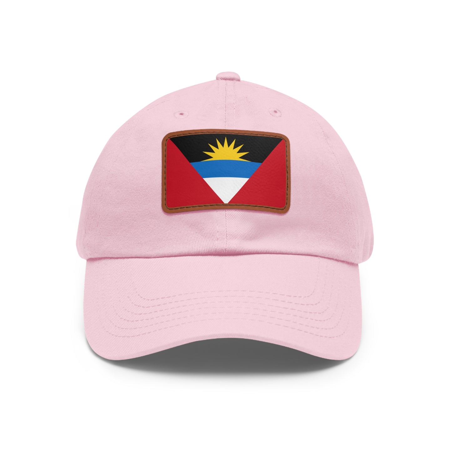 Antigua and Barbuda Leather Patch Hat