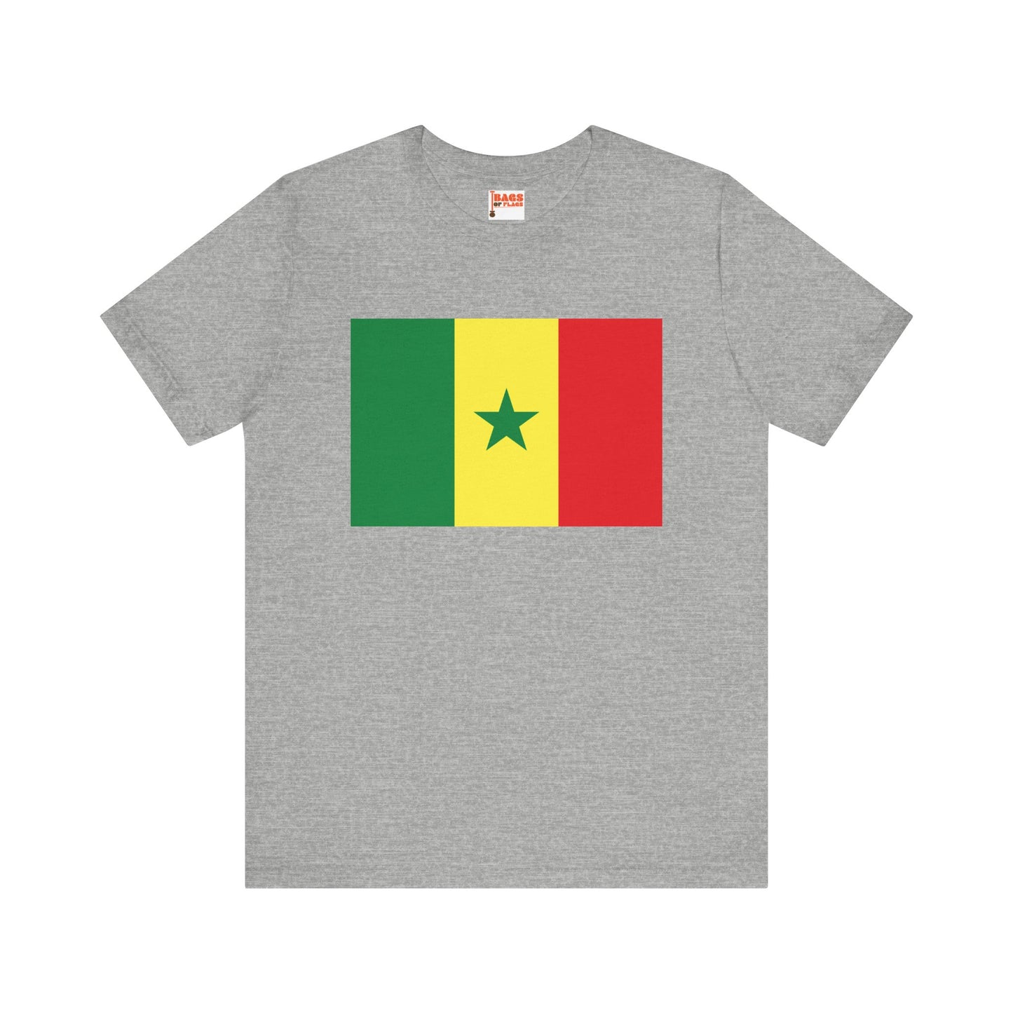 Senegal Flag on T-shirt